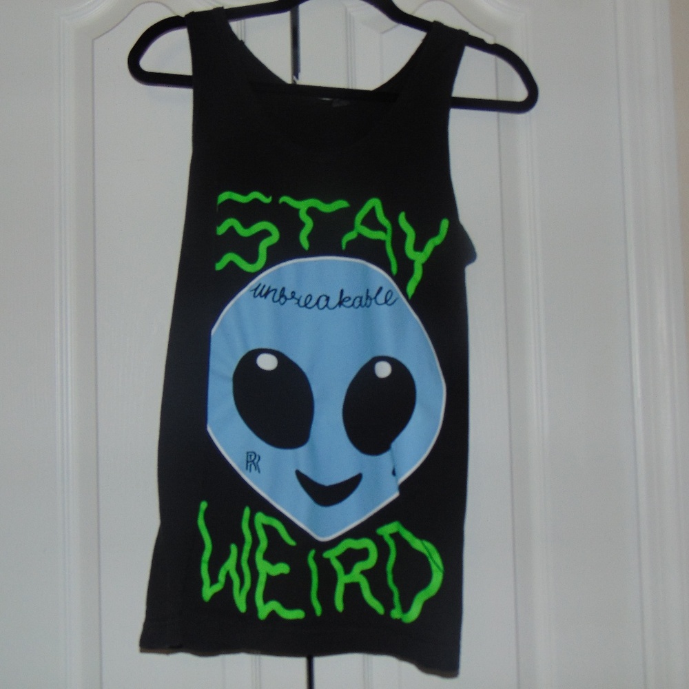 stay weird tank